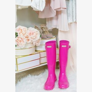 Pink Hunter Boots (tall)